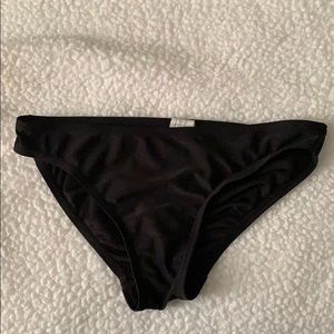 black bikini bottoms